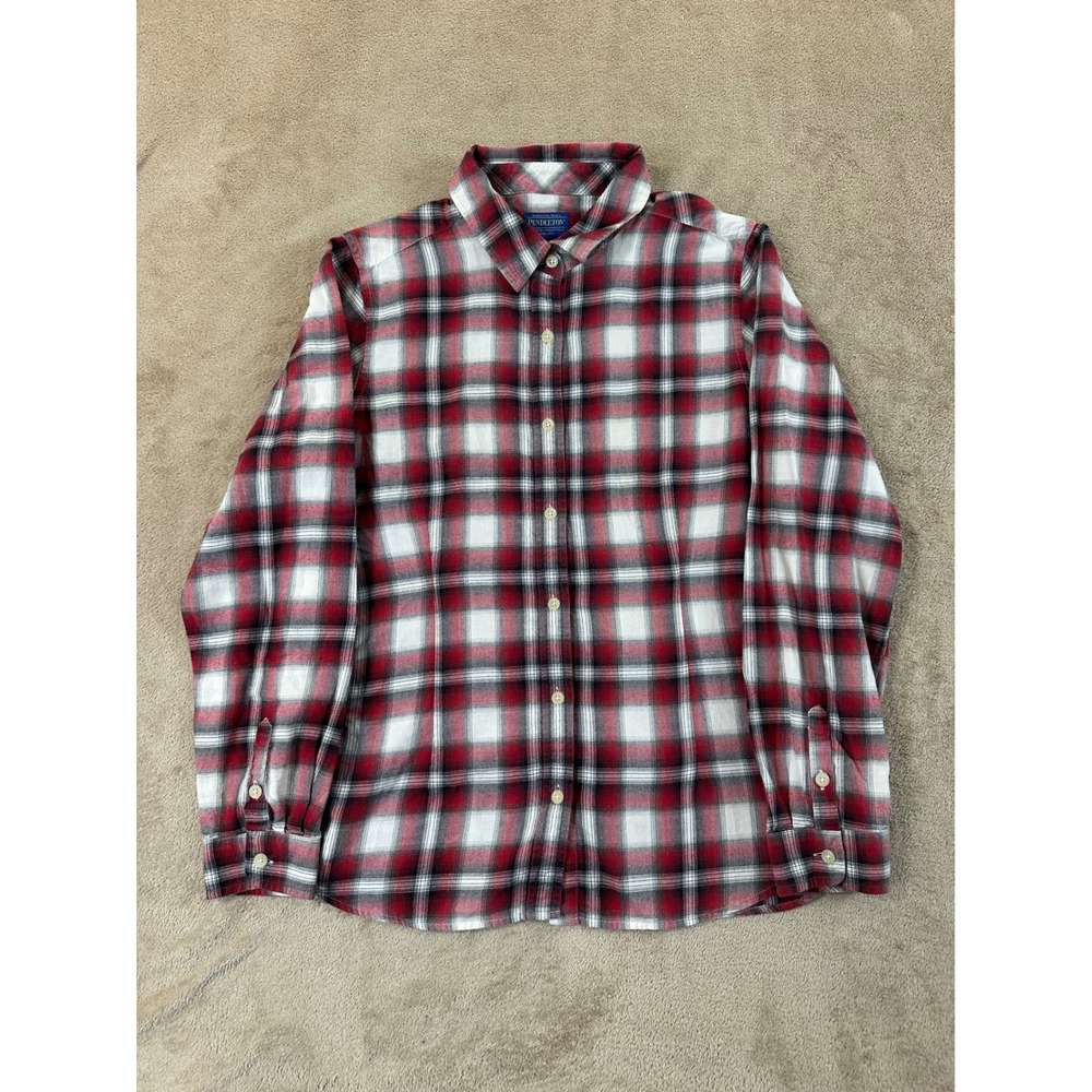 Pendleton flannel Shirts Womens Size L Classic Plaid Designs Various‎ EUC
